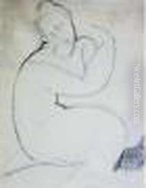  Cariatide  Oil Painting by Amedeo Modigliani