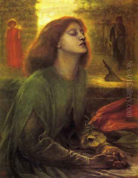 Beata Beatrix Oil Painting by Dante Gabriel Rossetti