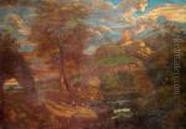 Oil On Canvas Oil Painting by Pier Francesco Mola