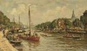 A View Of The Leuvehaven, Rotterdam