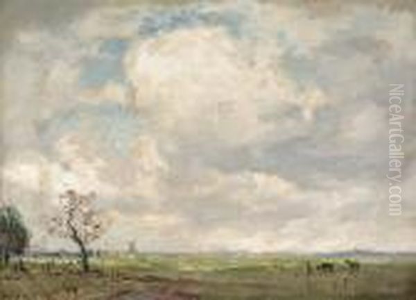 Landscape Oil Painting by Evert Moll