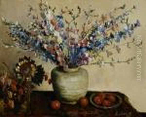 Still Life Oil Painting by Evert Moll