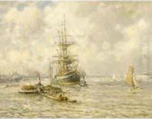 Harbourscene, Rotterdam
