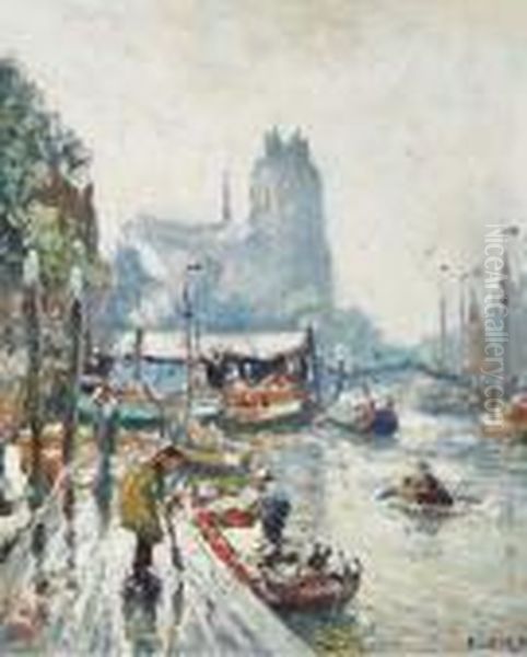 View Of Dordrecht Oil Painting by Evert Moll