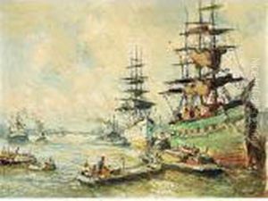 Harbourscene, Rotterdam