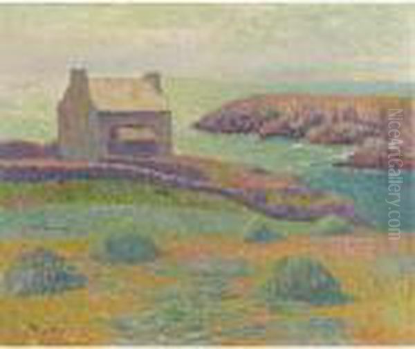 Maison Sur La Colline Oil Painting by Henri Moret
