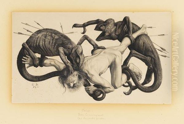 Der Bogenschutze. Oil Painting by Richard Muller