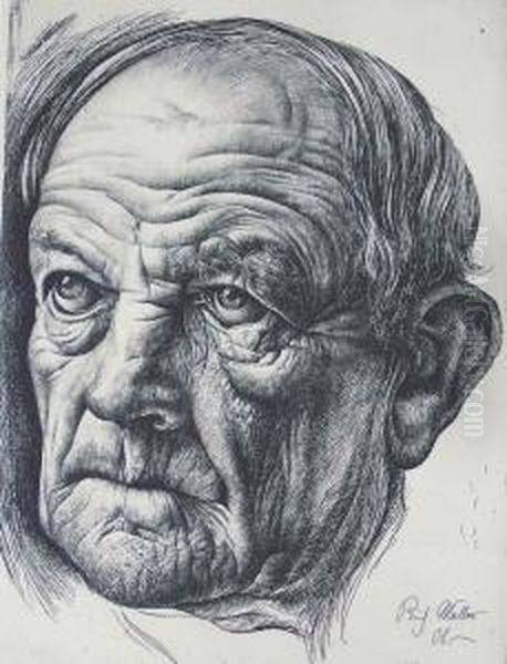 Kopf Sieland Oil Painting by Richard Muller