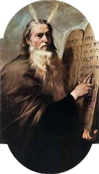 St. Moses Oil Painting by Jusepe de Ribera