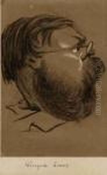 Auguste Lireux (1810-1870), Pantheon Nadar 50 Oil Painting by Nadar