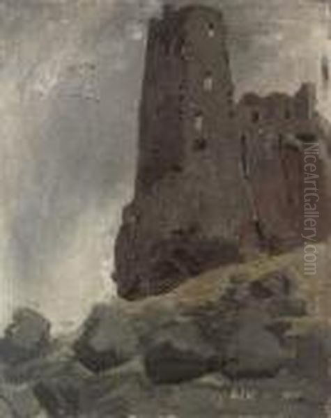 The Ruined Castle Oil Painting by William Nicholson