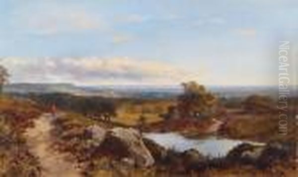 Oil On Canvas Oil Painting by Edmund John Niemann, Snr.