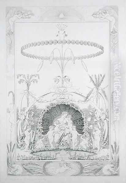 Day, 1805 Oil Painting by Philipp Otto Runge