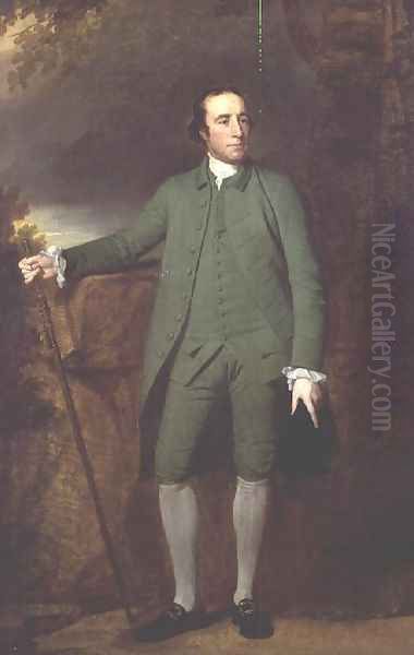 Portrait of George Morewood Oil Painting by George Romney