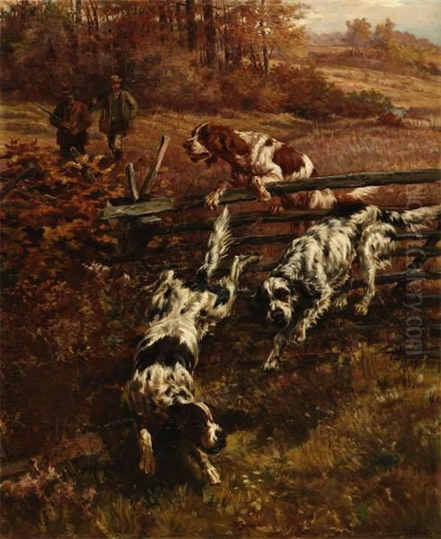 Two Bird Oil Painting by Edmund Henry Osthaus