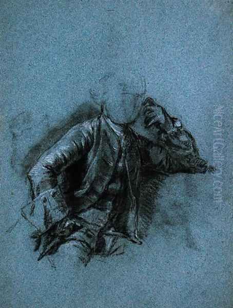 Study for a Portrait of a Seated Gentleman Oil Painting by Allan Ramsay