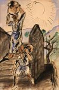 Water Bearers On A Bridge