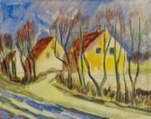 Dorfstrasse Im Fruhling(leba)