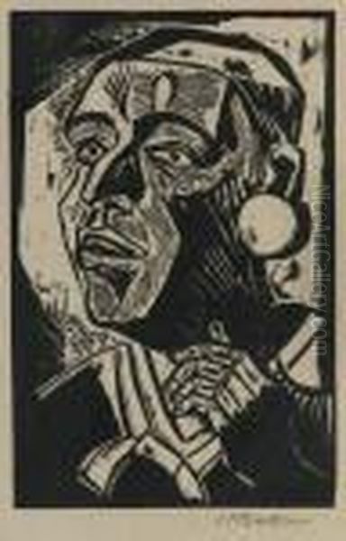 Der Redner Oil Painting by Hermann Max Pechstein