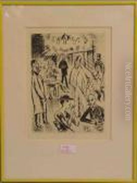 Heidenstamm Ii Oil Painting by Hermann Max Pechstein