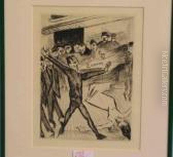 Heidenstamm Iii Oil Painting by Hermann Max Pechstein
