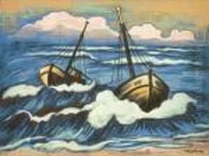 Boote In Der Brandung