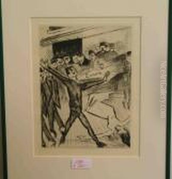 Heidenstamm Iii Oil Painting by Hermann Max Pechstein