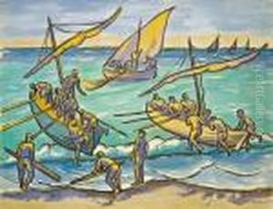 Ausziehende Boote