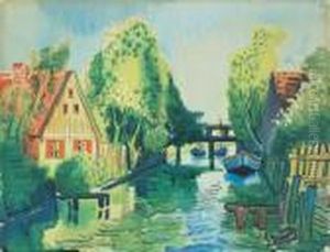 Kanal Mit Hausern