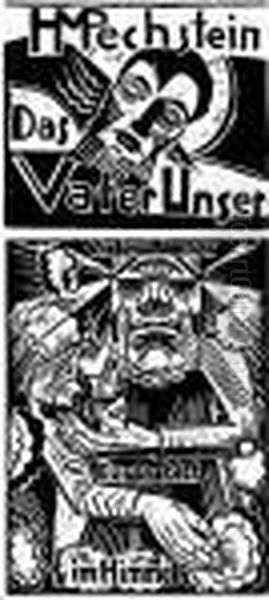 Das Vater Unser Oil Painting by Hermann Max Pechstein