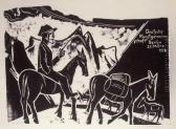 Deutsche Kunstgemeinschaft Berlin Oil Painting by Hermann Max Pechstein
