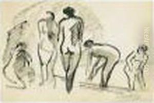 Funf Weibliche Akte (five Female Nudes)