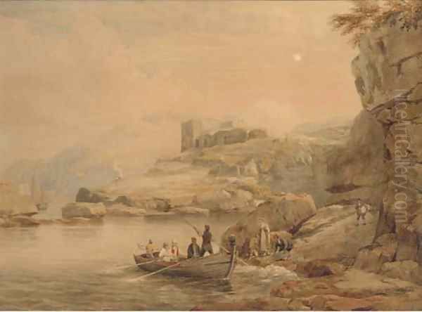 The Western Isles Oil Painting by Ramsay Richard Reinagle