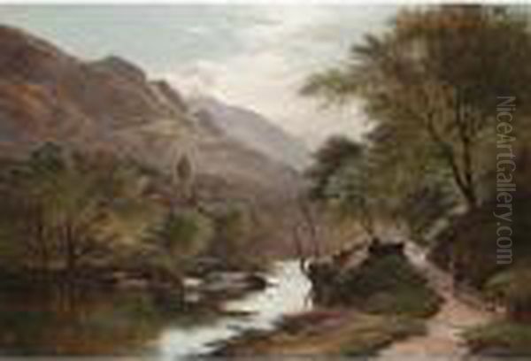 The East Lynn, North Devon Oil Painting by Sidney Richard Percy