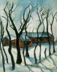 Winter Sunshine In Nagybanya, About 1925