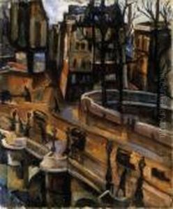 The Bank Of The Rive Seine In Paris