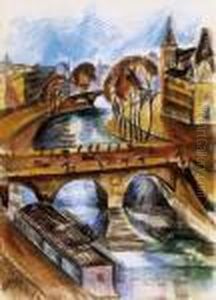 View Of Paris With The River Seine