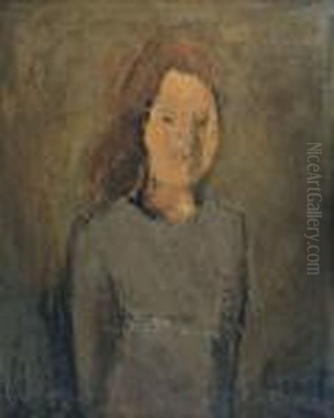 Filette Oil Painting by Constant Permeke