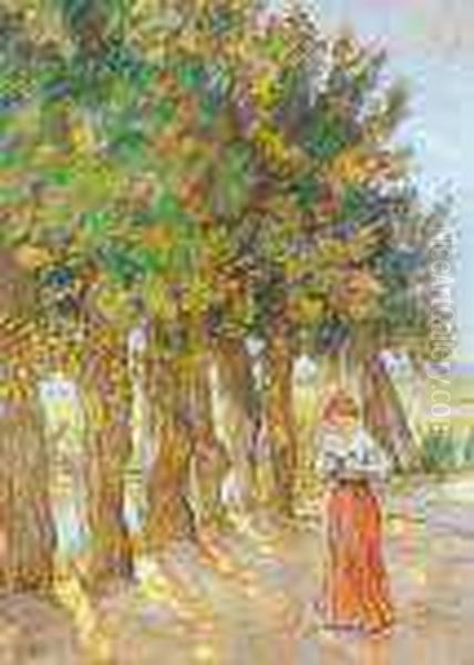 La Lecture Oil Painting by Jean Misceslas Peske