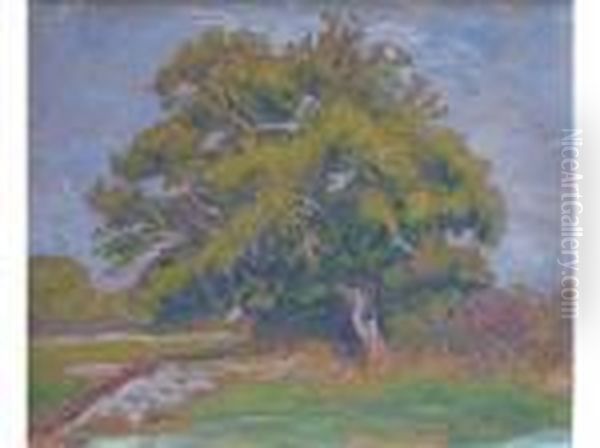 Le Vieux Chene Oil Painting by Jean Peske