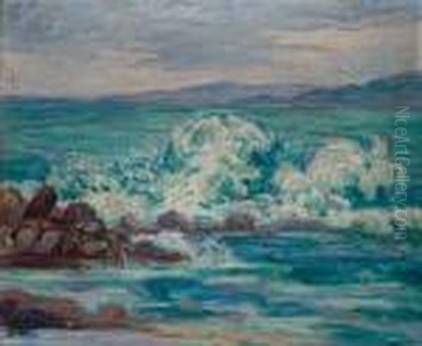 La Vague Oil Painting by Jean Misceslas Peske