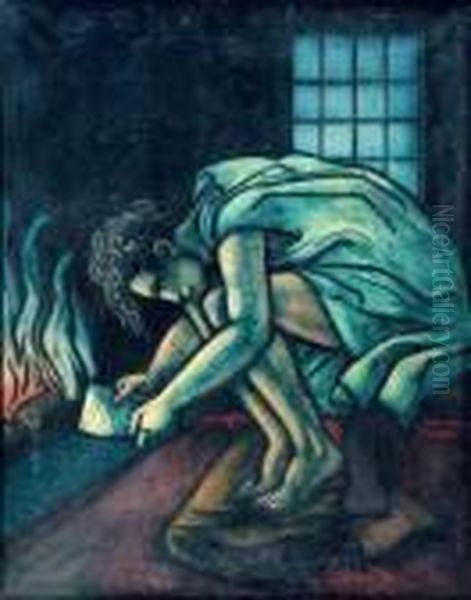 Huile Sur Toile, Signee Et Datee 1935 En Bas A Gauche, Titree Et Numerotee 