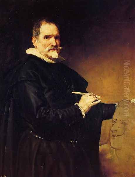 The Sculptor Martínez Montañés Oil Painting by Diego Rodriguez de Silva y Velazquez
