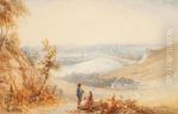 Rouen Oil Painting by James Baker Pyne