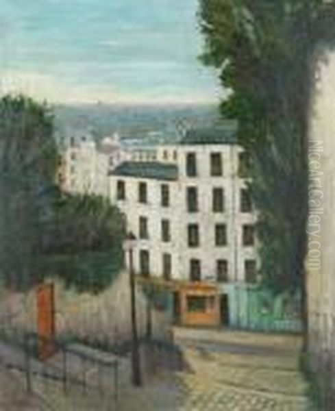Paris Oil Painting by Alphonse Leon Quizet