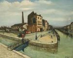 La Passerelle Du Canal De La Villette, Paris