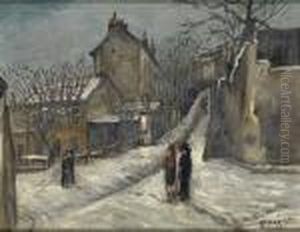 Le Lapin Agile Sous La Neige