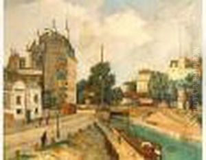 Le Metro Aerien Pres Du Canal Saint Martin