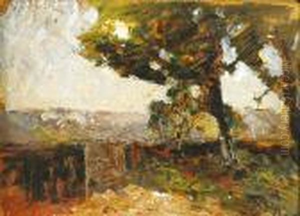 Paysage Oil Painting by Francois Auguste Ravier