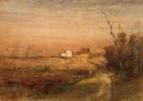Paysage Du Lyonnais Oil Painting by Francois Auguste Ravier
